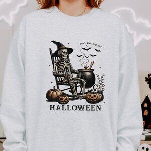 Just Waiting for Halloween Sweatshirt